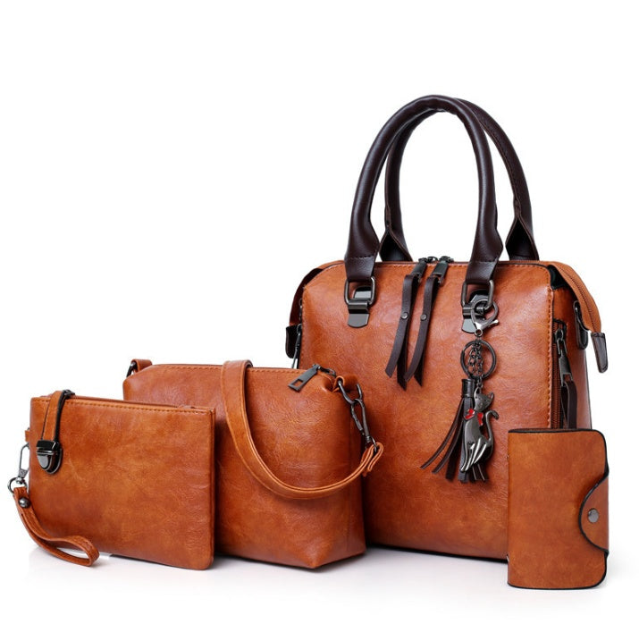 Multi-Piece Retro Fashion Handbag Set